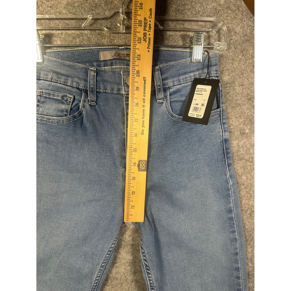 Joes Jeans Denmark High‎ Rise Crop Bootcut Blue Denim MZ2DNM5216 Womens Size 26 - Picture 7 of 11